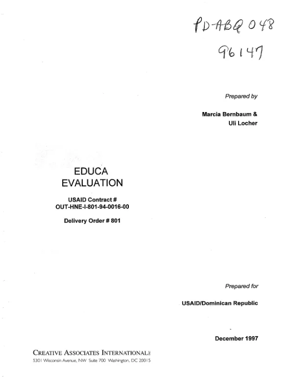 EDUCA evaluation
