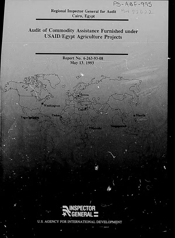 Senegal PL-480, Title III program : joint USG/GOS annual evaluation for US fiscal year 1981 (October 1, 1980 - September 30, 1981)