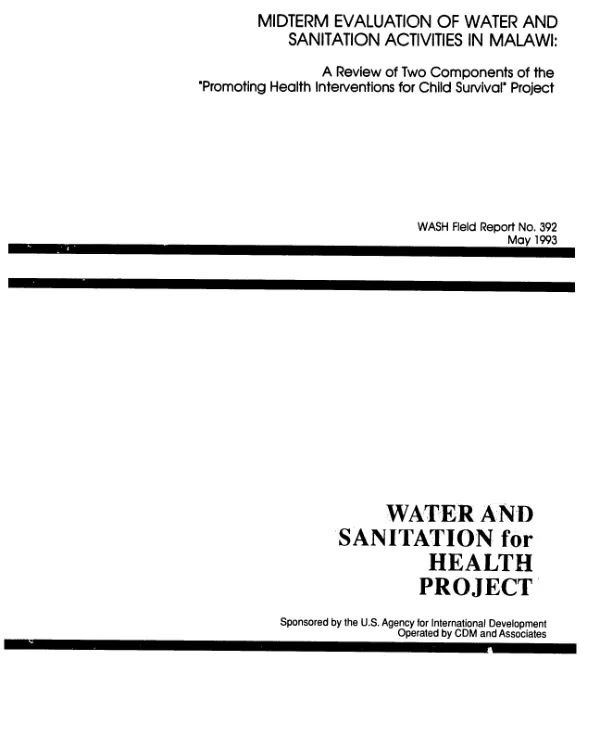 Evaluation of the provincial area development program : draft report