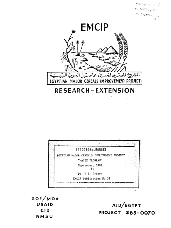 Egyptian major cereals improvement project : maize program; technical report
