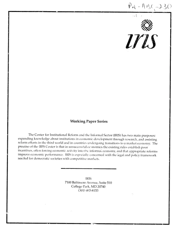 Institutions and the convergence hypothesis : the cross-national evidence