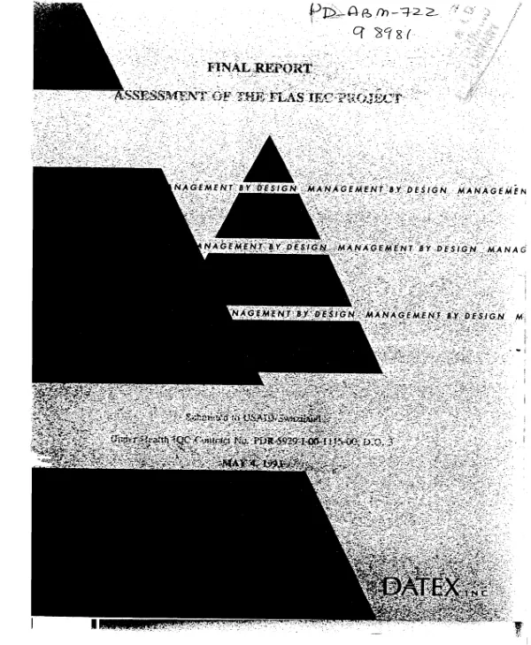 Final report : Family Life Association of Swaziland -- information education and communication assessment no. 645-0510