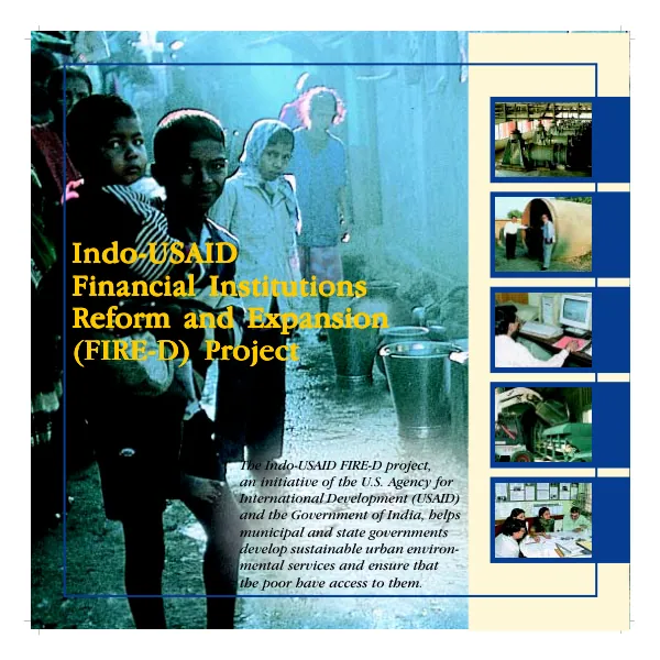 Indo-USAID financial institutions reform and expansion (FIRE-D) project