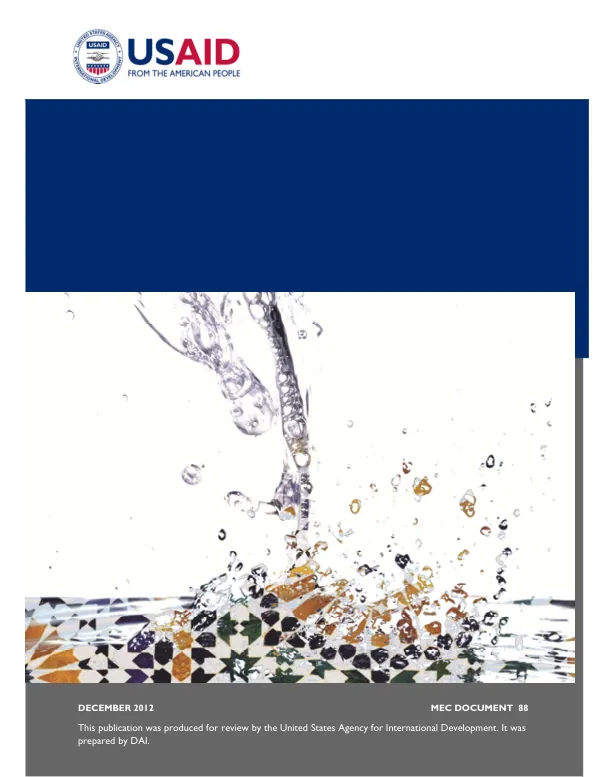 Mali agricultural sector assessment : volume # 1 -- summary of findings and recommendations
