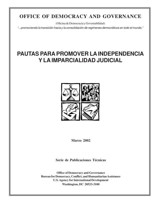 Pautas para promover la independencia y la imparcialidad judicial