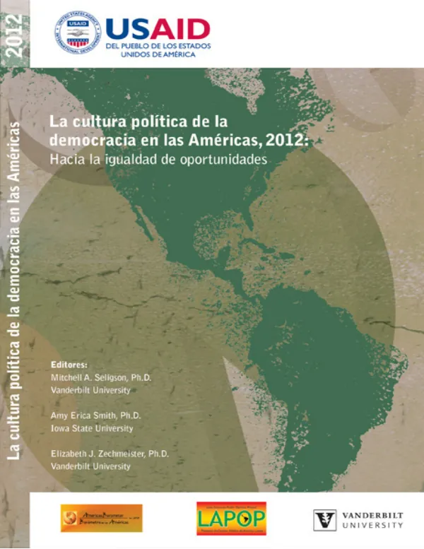 La cultura política de la democracia en las Américas, 2012: Hacia la igualdad de oportunidades