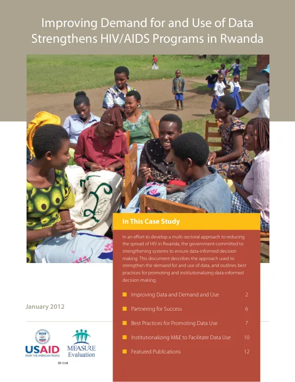 Improving Demand for and Use of Data Strengthens HIV/AIDS Programs in Rwanda