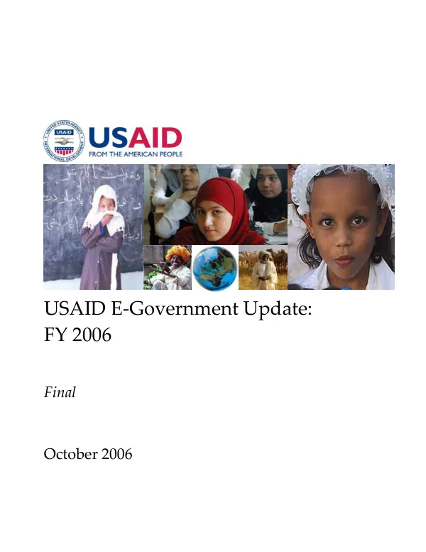 USAID e-government update : FY 2006