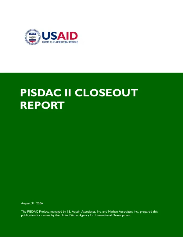 PISDAC II closeout report