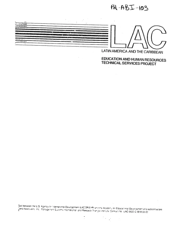 Social institutional framework analysis : CLASP-II, Ecuador