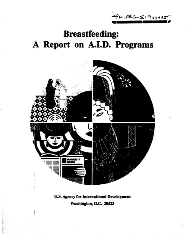 Breastfeeding : a report on A.I.D. programs