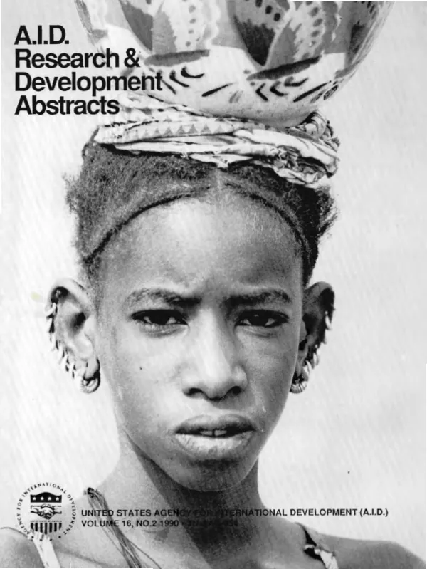A.I.D. research and development abstracts [ARDA], v. 16, no. 2
