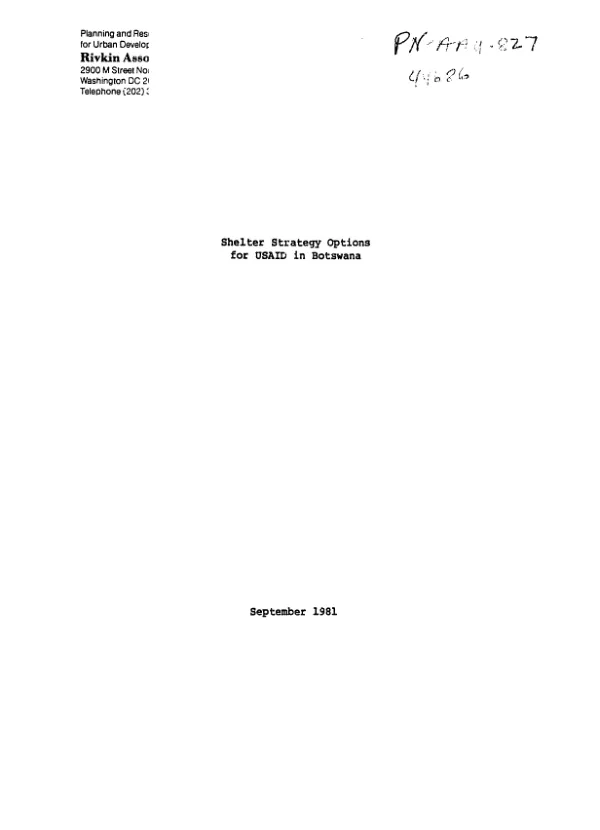 Kenya : commodity import program (CIP); and technical assistance (TA)