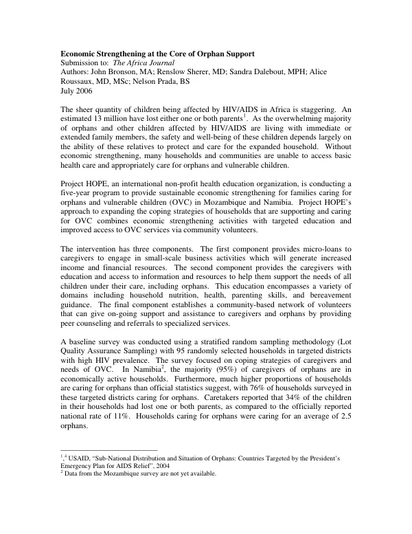 Need for food aid and its impact on domestic food production and consumption