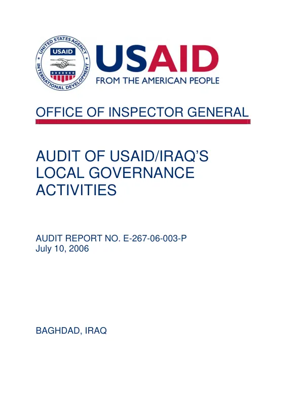 Cost accounting procedures : water and wastewater institutional support project (WWISP)
