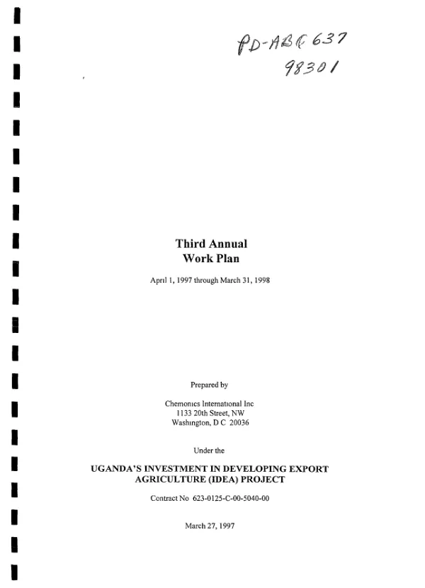 Environmental assessment : insecticide use in the malaria control component of the health systems support project (APSISA 519-0308)