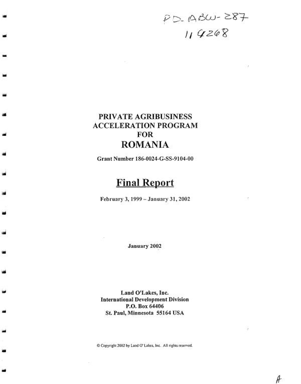 Fiscal year 1989 : annual report -- Office of Science and Technology, Directorate of Human Resources Development and Cooperation, USAID/Cairo