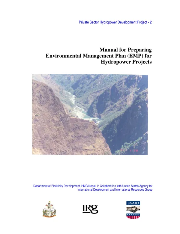 Final report : environmental assessment Tiu Kulit Dam project -- executive summary