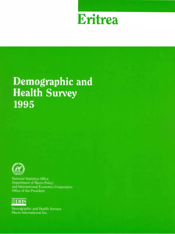 Eritrea demographic and health survey 1995