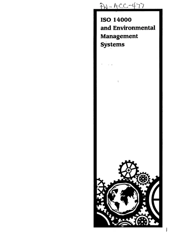 ISO 14000 and environmental management systems -- Egypt : training manual