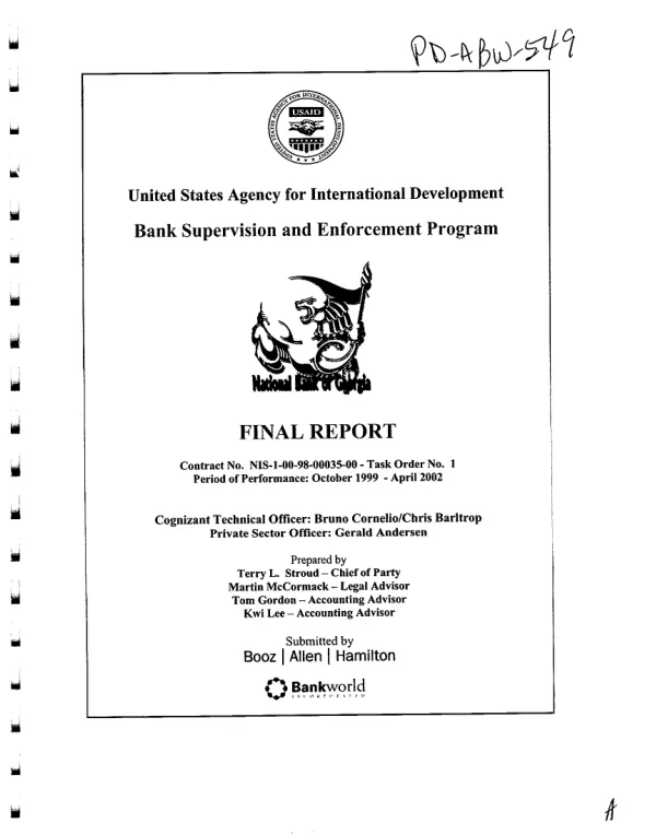USAID reengineering and reform reference guide