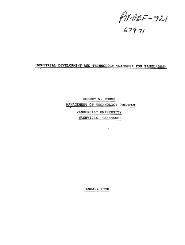 Terminal evaluation of the Sumatra agricultural research project (SARP)