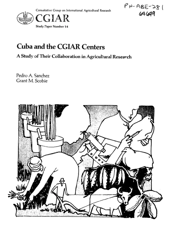Cuba and the CGIAR centers : a study of their collaboration in agricultural research