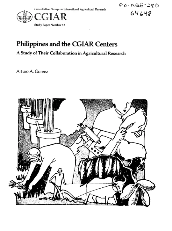 Philippines and the CGIAR centers : a study of their collaboration in agricultural research