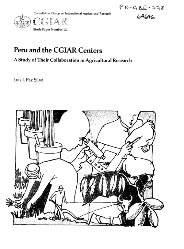 Peru and the CGIAR centers : a study of their collaboration in agricultural research