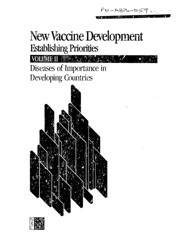 New vaccine development, establishing priorities : volume II, diseases of importance in developing countries