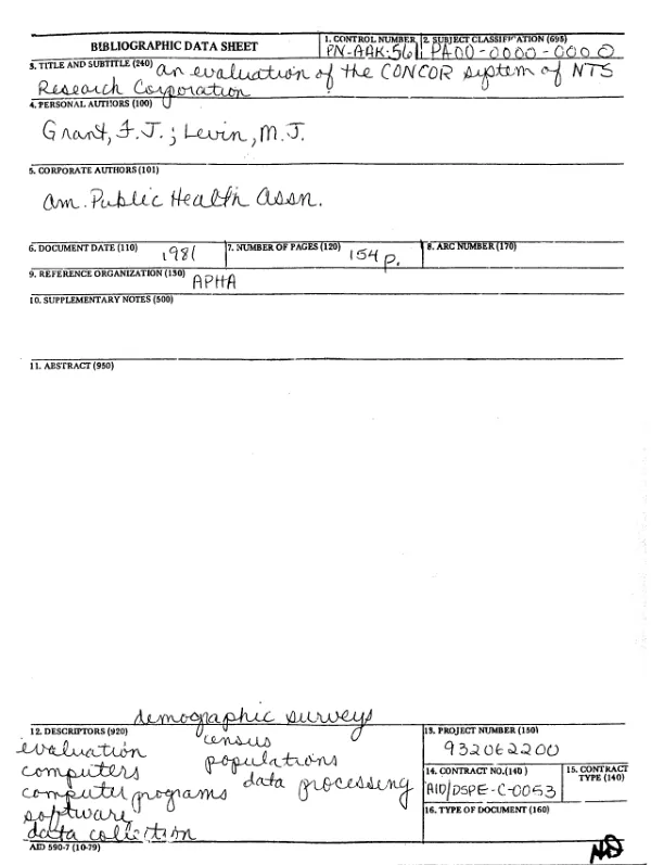 International Voluntary Services, Inc. : annual report, 1986