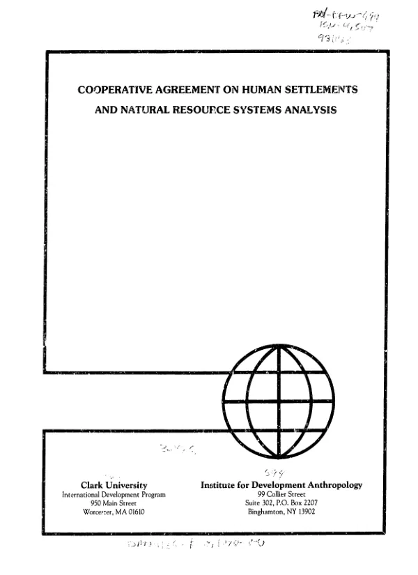 Accelerated Mahaweli programme (AMP) and dry zone development report number six