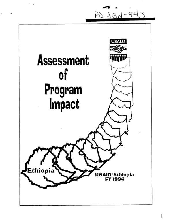 Assessment of program impact : USAID/Ethiopia, FY 1994
