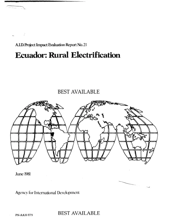 ECTEL country ICT assessments : regional summary report, draft version 1.0