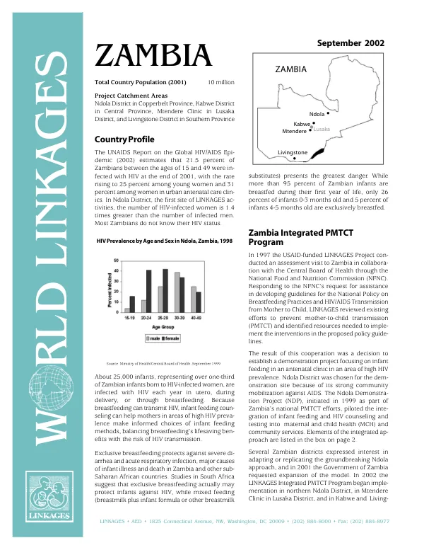 World LINKAGES : Zambia