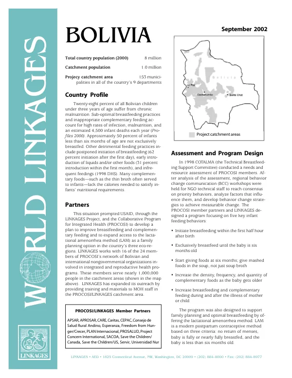 World LINKAGES : Bolivia