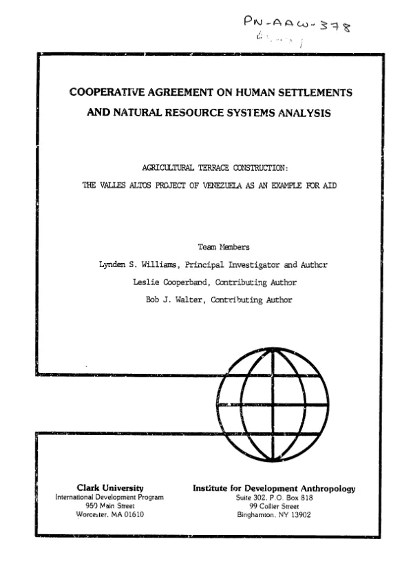 APRP [agricultural policy reform program] -water policy activity : contract PCE-I-00-96-00002-00 -- task order 22 : final report