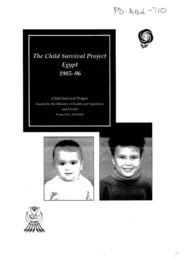 Child survival project -- Egypt, 1985-96