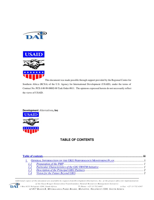 Summary report : project objectives, methodologies, and major findings