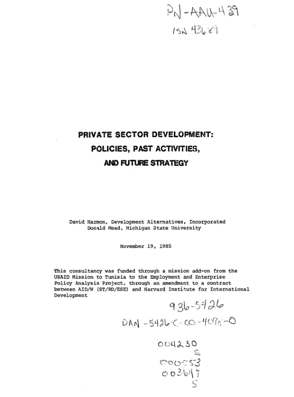 Muhame due diligence : final report