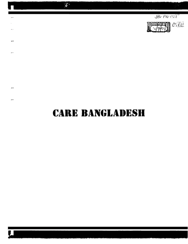 Mid-term evaluation report : child health initiatives for lasting development project -- March 20 - April 15, 1994
