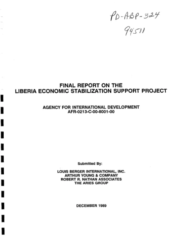 Environmental impact assessment of the Bor counties" dyke rehabilitation project, South Sudan: integrated assessment report