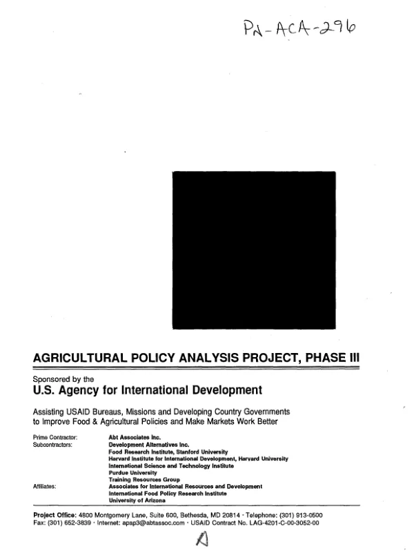Intermediate assessment : Get Ahead Foundation cooperative agreement no. 674-0303-6-SS-7080-00
