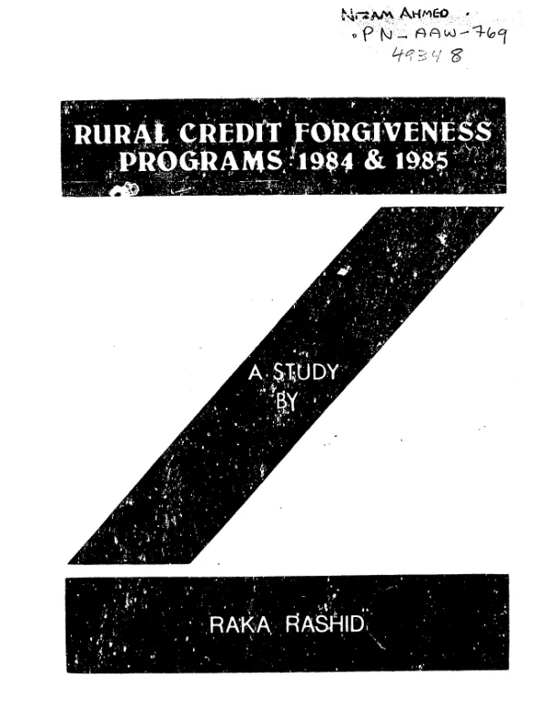 Training for private sector development USAID contract with the Education Development Center for short term technical training in the US (August, 1989)