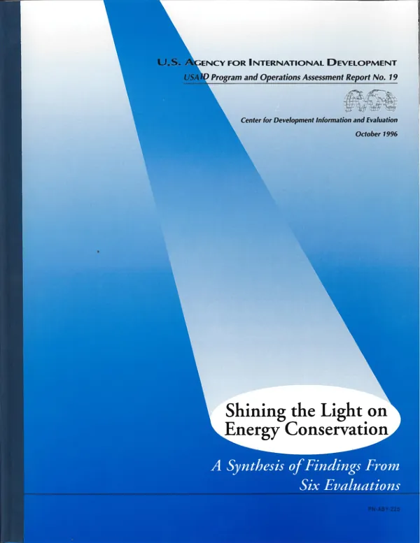 Shining the light on energy conservation : a synthesis of findings from six evaluations