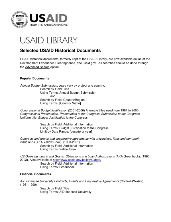Contract with International Development and Energy Associates, Inc. to promote energy policy development and planning in developing countries