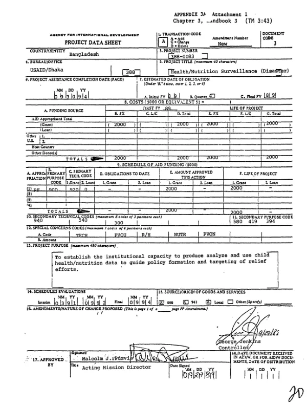 Health/nutrition surveillance (disaster)