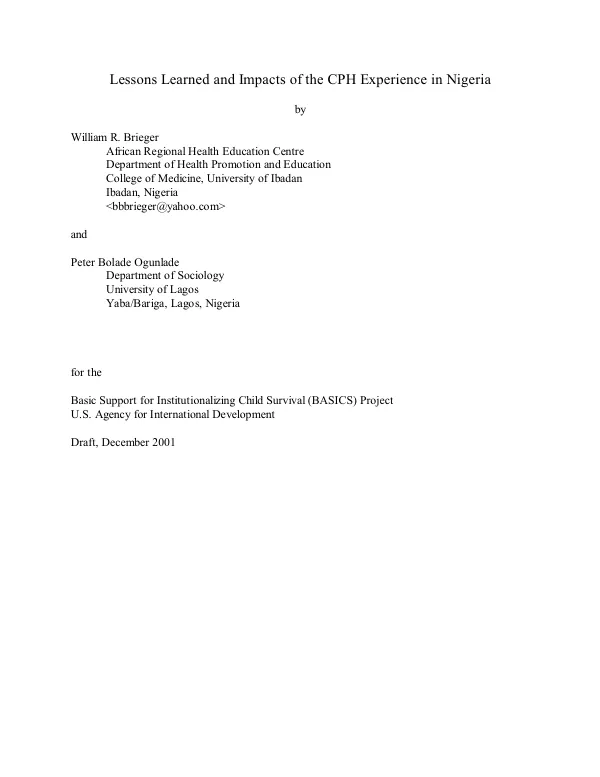 PRICOR project : report on primary health care thesaurus