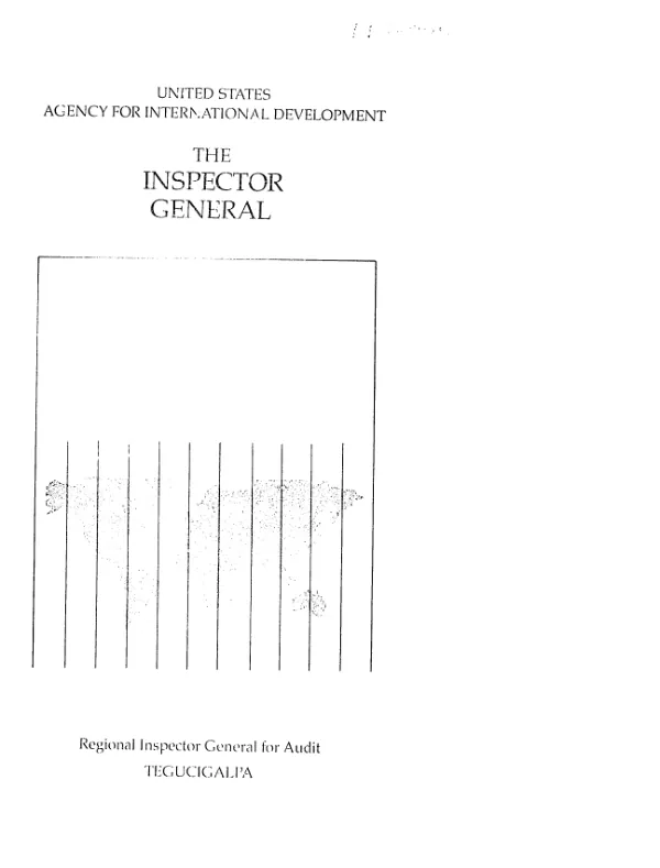 Audit of the Human Rights Training Program of the Nicaraguan Resistance managed by the Nicaraguan Resistance