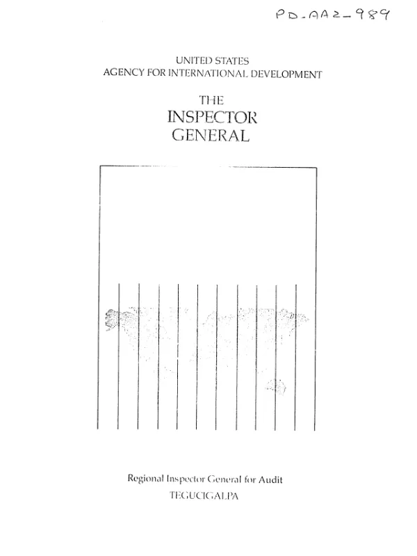 Audit of the private sector development coordination project components managed by the Enterprise Chamber of Guatemala (CAEM)